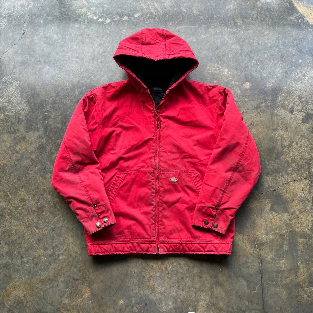 Vintage Y2K Carhartt Style‎ Red Dickies Detroit jacket